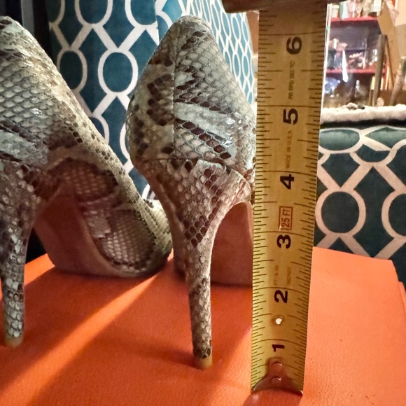 Enigma Snakeskin Heels - Picture 6 of 6